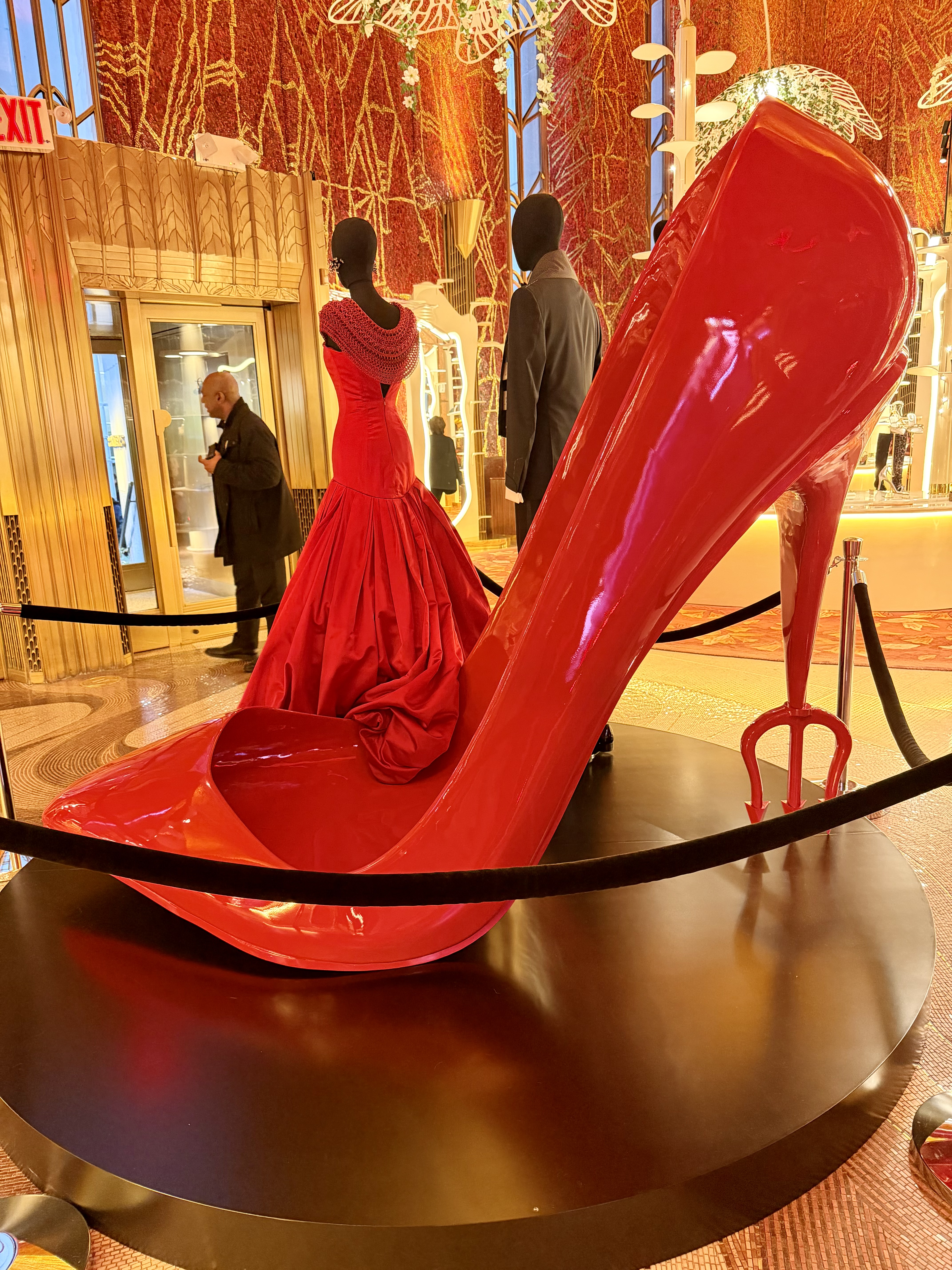 The Red Room at Printemps New York